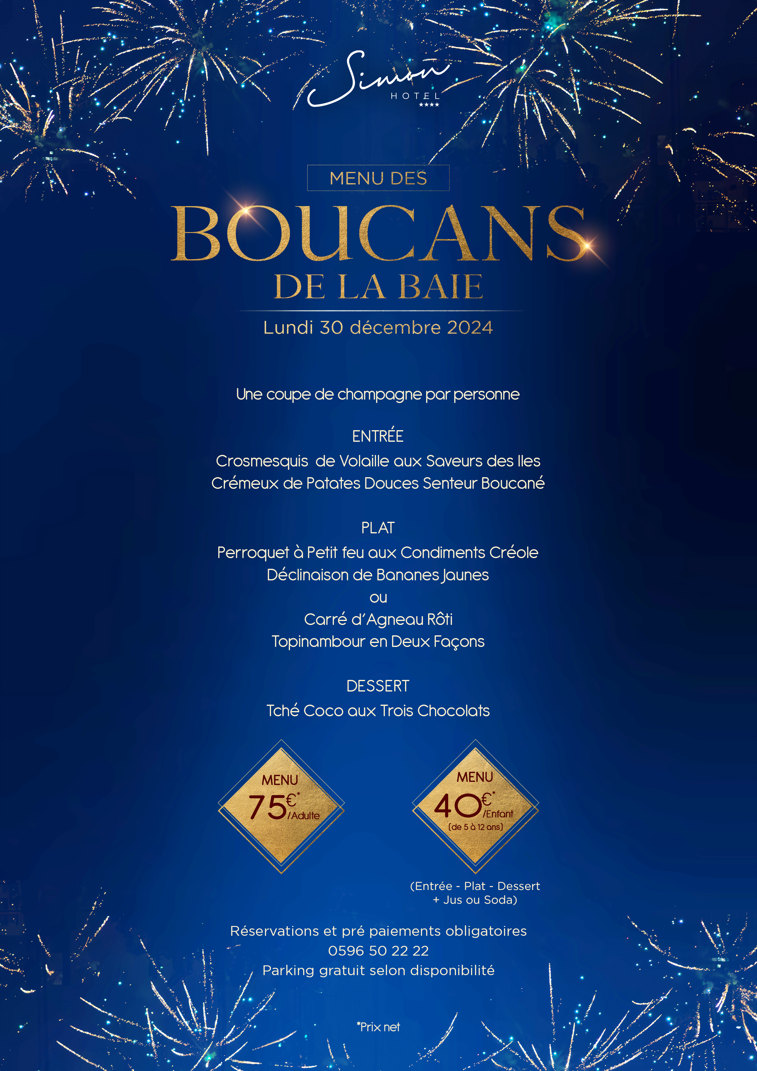 Menu des Boucans de la baie